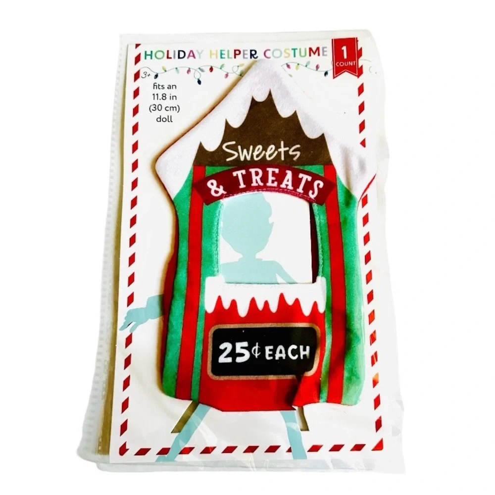 Target Bullseyes Holiday Helper Costumes Set of 4 Elf Shelf